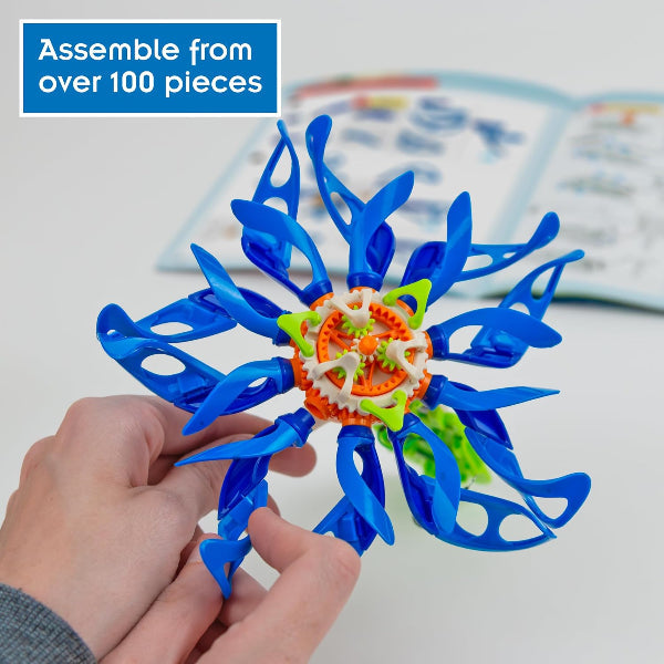 Sapphire Swirl Solar Flower