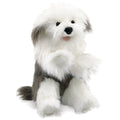 Plush sheepdog puppet