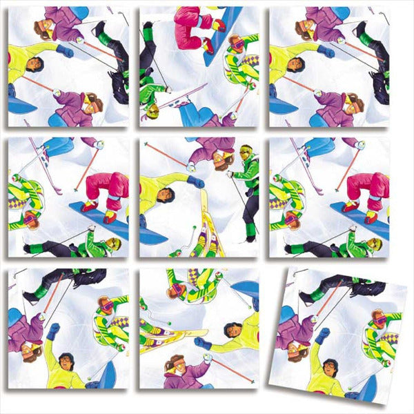Skiing Scramble Squares®