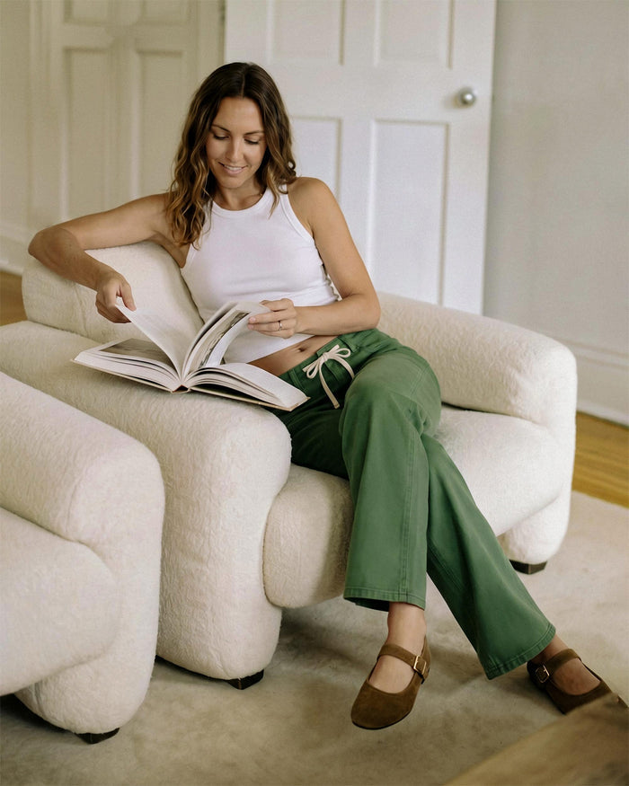 Sloane Wide Leg || Green Vista