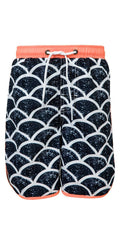 Snapperrock Boys St Barths Board Short in Navy B90043C: