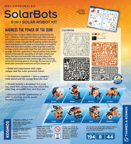 SolarBots: 8-in-1