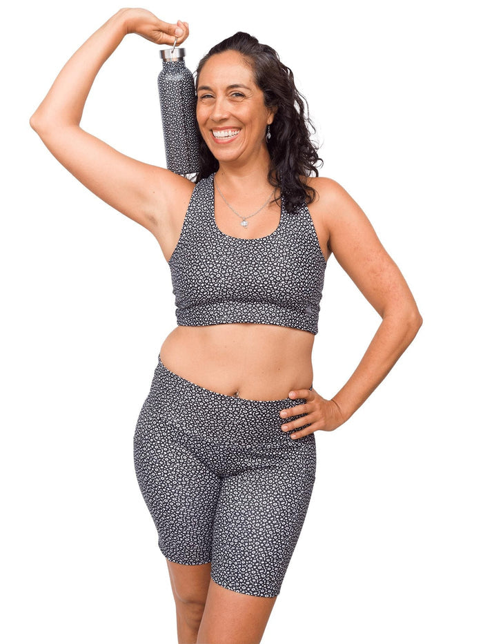 Model: Ana is an avid scuba diver, as well as mooring buoy volunteer for Biscayne National Park. She is 5'9", 170 lbs, 36B and is wearing a M top and M short.