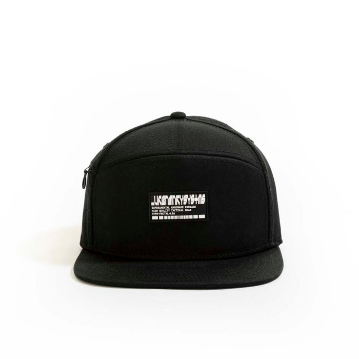 Stash Pocket Snapback // Black - Urban Monkey® - 24S195_BLK