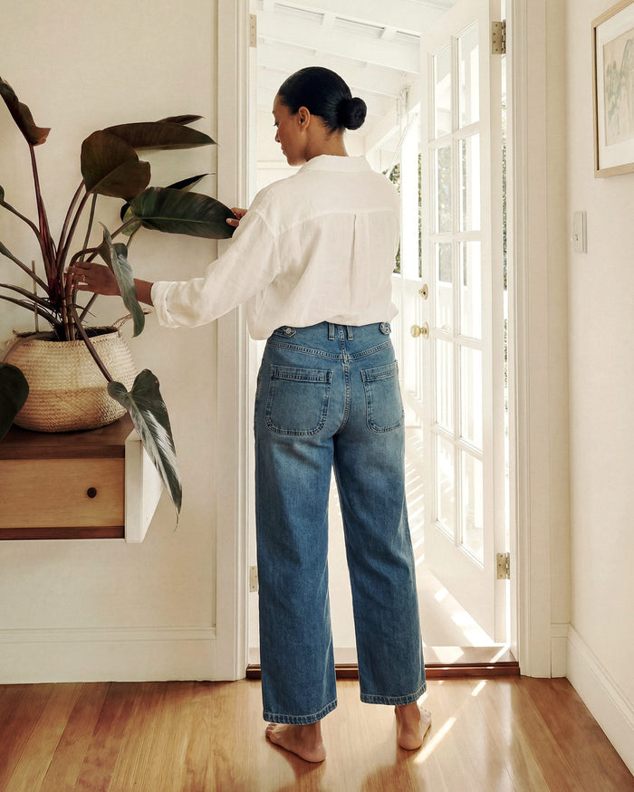 Stevie Relaxed Utility Crop || Castaway