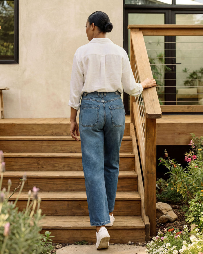 Stevie Relaxed Utility Crop || Castaway