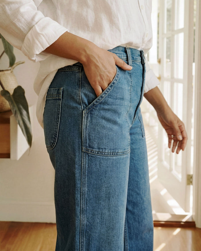 Stevie Relaxed Utility Crop || Castaway
