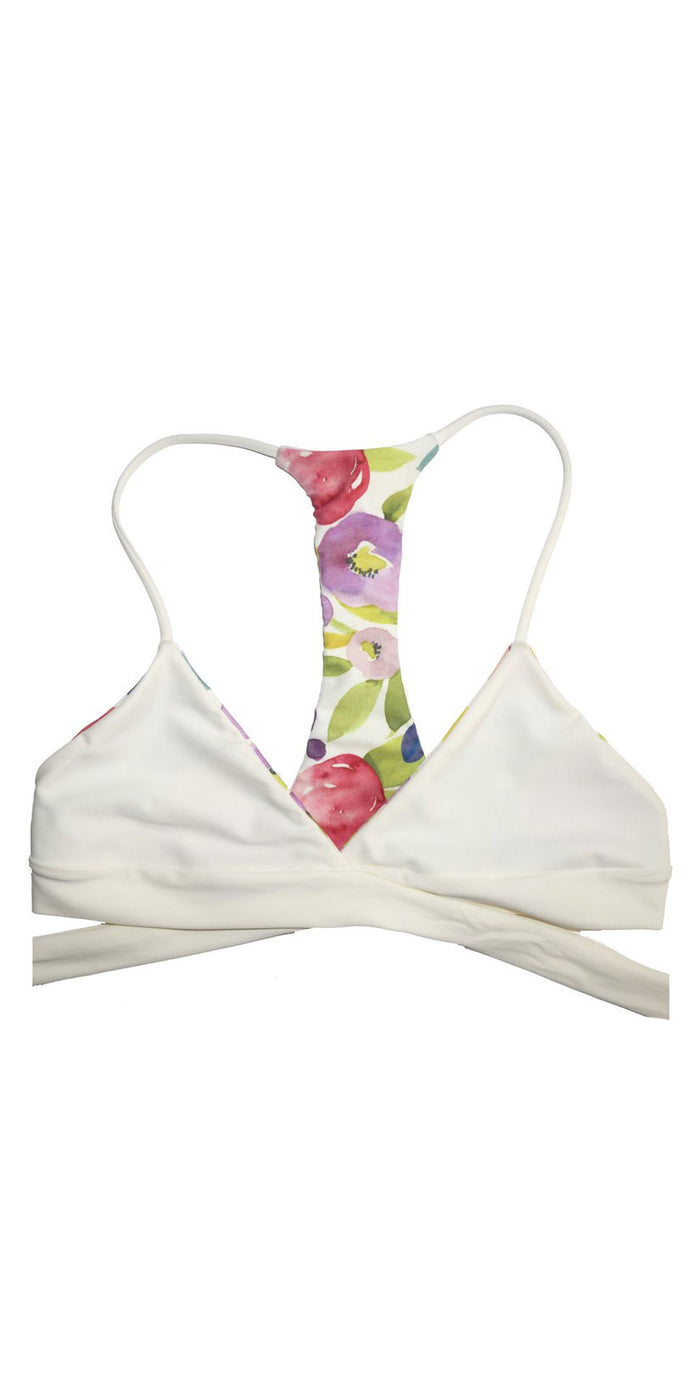 Summer Label Cabo Top in Garden & Cream