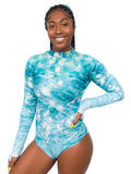 Model: Carlee is a shark & sea turtle scientist and co-founder of Minorities in Shark Sciences. She is 5'7", 145 lbs, 36C and is wearing a M.