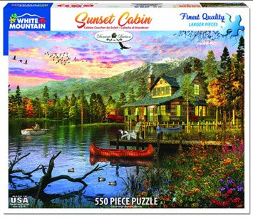 Sunset Cabin 500 pc