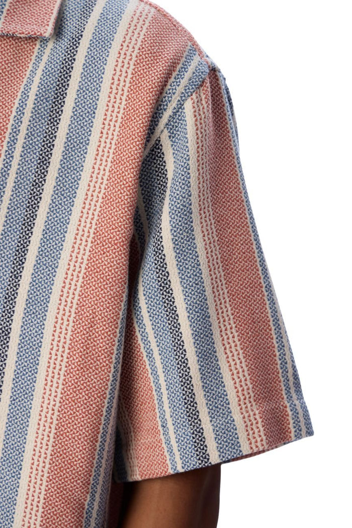 Sunset Stripe Resort Shirt - Urban Monkey® - 25SHLF12_MCR_S