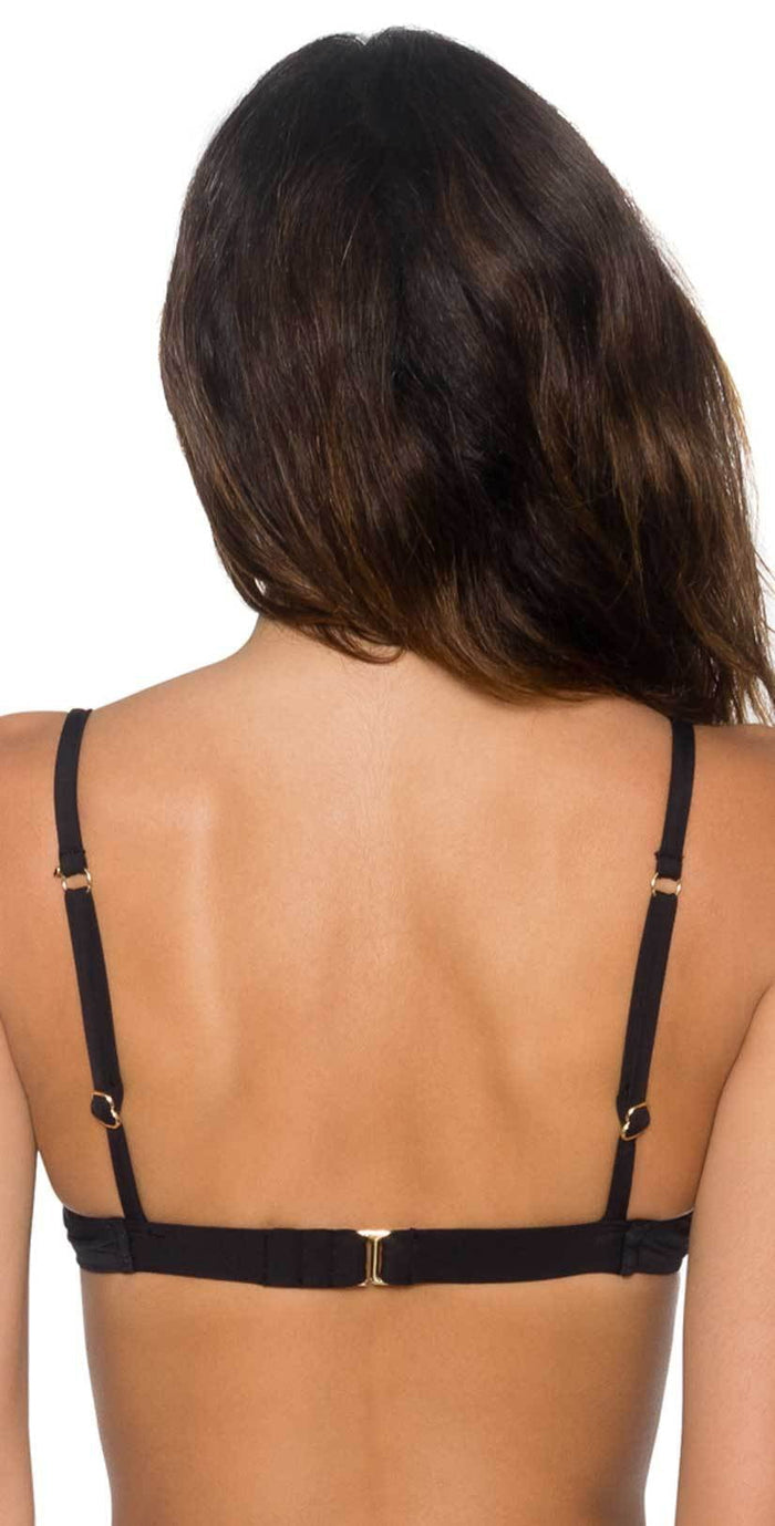 Sunsets Legend Underwire Push Up Top in Black 71T-BLCK: