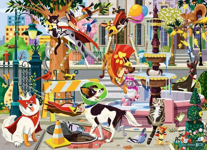 Super Dogs to the Rescue puzzle