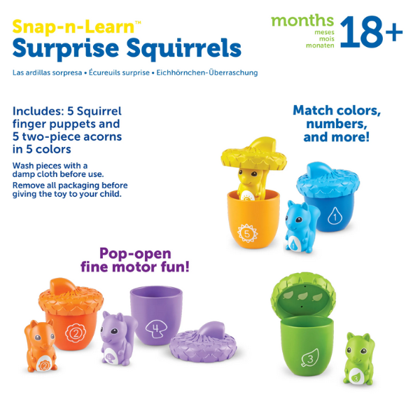 Surprise Squirrels Snap N Learn