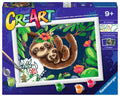Sweet Sloths Paint by Number