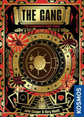 Cover of 'The Gang' cooperative poker game by Kosmos with decorative design elements.