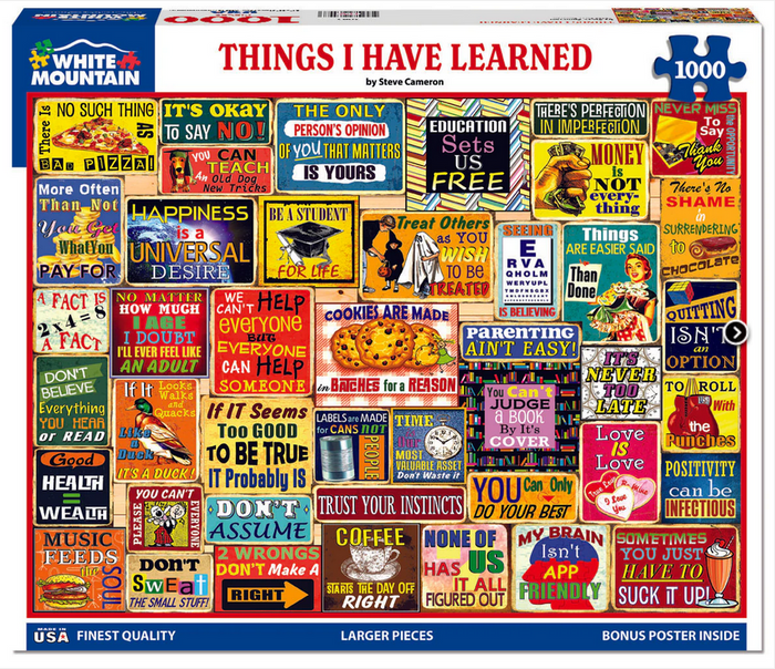Things I Have Learned 1000 pc
