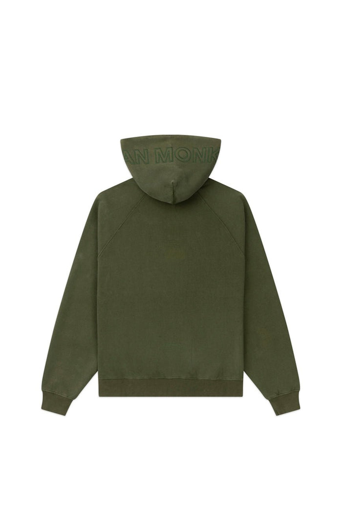 UM Core Hoodie // Army Green - Urban Monkey® - UM23A_HS_W021_XS