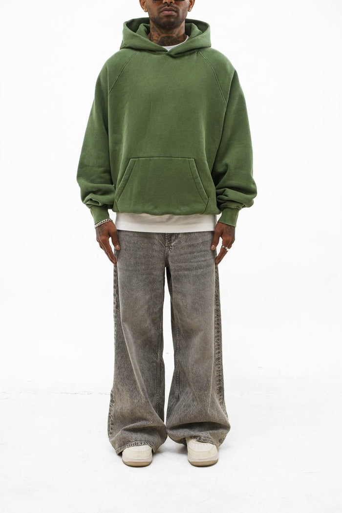 UM Core Hoodie // Army Green - Urban Monkey® - UM23A_HS_W021_XS