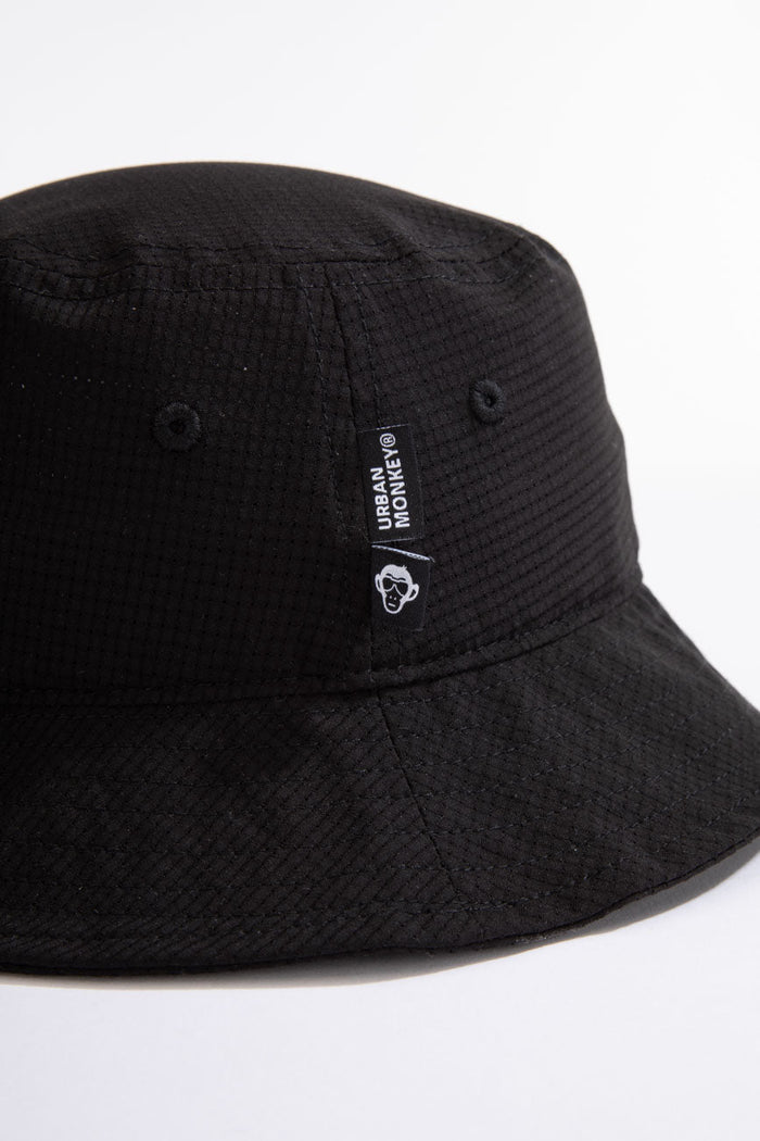 UM Training Bucket Hat // Never Stop Playin’ - Urban Monkey® - UM24BH186_BLK55