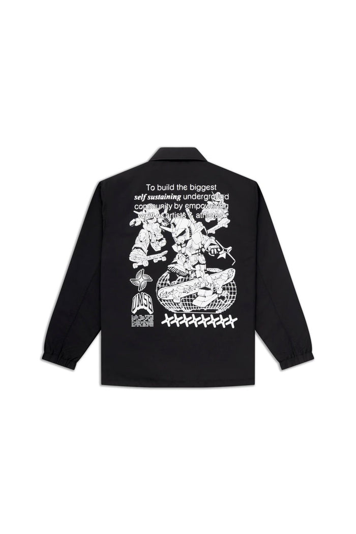 Umsb Coach Jacket // Black - Urban Monkey® - UM24A_SB_JK5_S