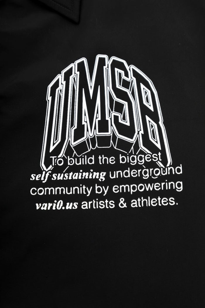Umsb Coach Jacket // Black - Urban Monkey® - UM24A_SB_JK5_S