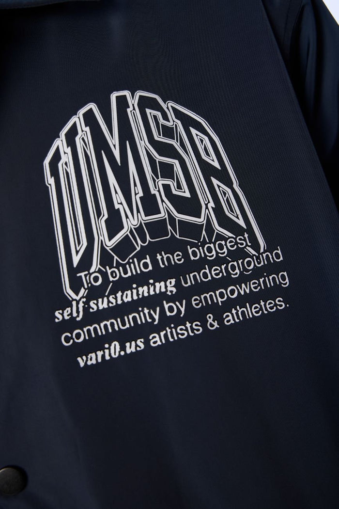 Umsb Coach Jacket // Navy Blue - Urban Monkey® - UM24A_SB_JK6_S