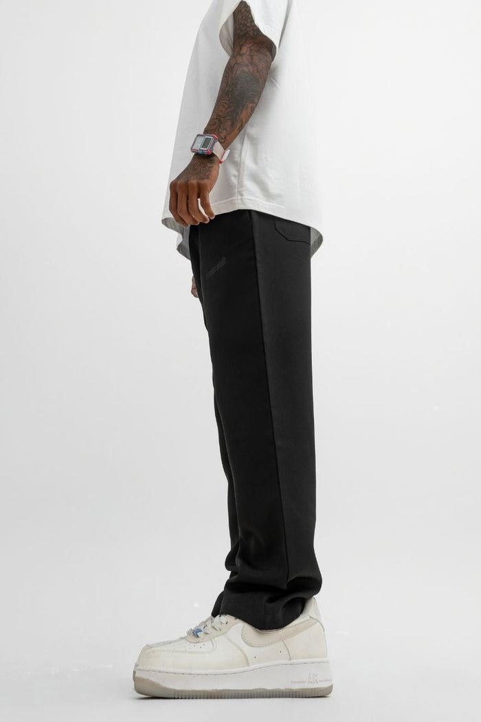 Upgraded Relaxed Straight - Cut Track Pants // Black - Urban Monkey® - UM23_TRK_01A_S/28