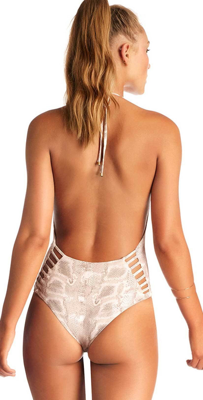 Vitamin A Bianca One Piece Bodysuit in Barefoot in Belize 73M BIB:
