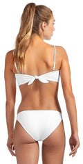 Vitamin A Luciana BioRib Full Coverage Bottom in White 167BF WBR: