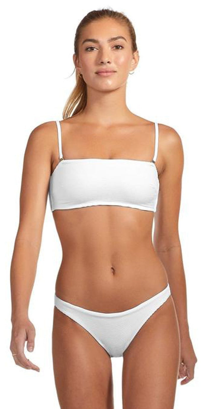 Vitamin A Luciana BioRib Full Coverage Bottom in White 167BF WBR: