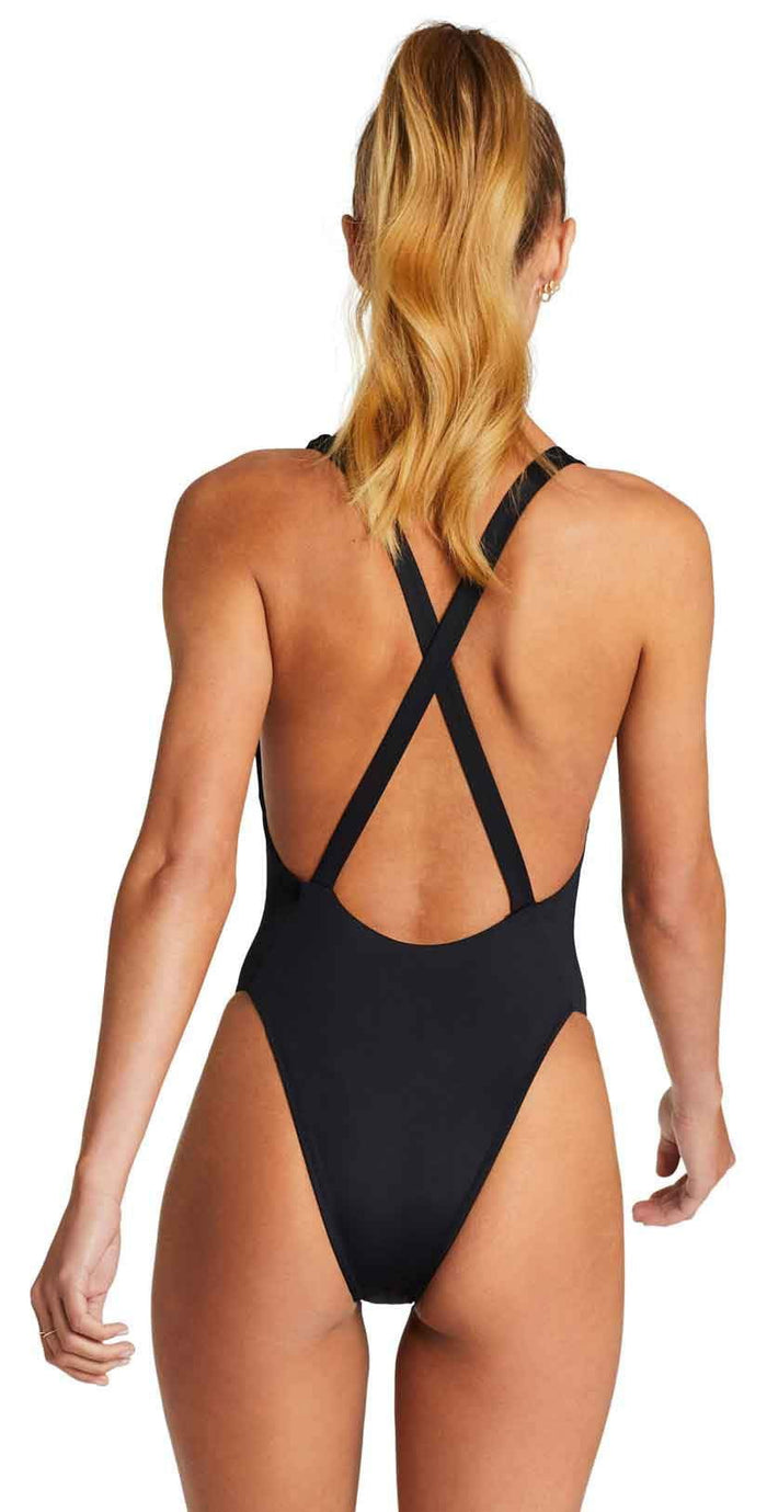 Vitamin A EcoLux Alana Bodysuit in Black: