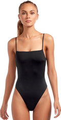 Vitamin A EcoLux Edie One Piece Bodysuit in Black 802MF ECB:
