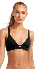 Vitamin A EcoLux Neutra Bralette Top in Black 40T-ECB: