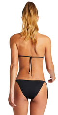 Vitamin A Elle EcoLux Tie Side Bottom in Black 70NB-ECB: