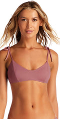Vitamin A EcoLux Zuma Bralette Top in Dusty Rose 86T DUS: