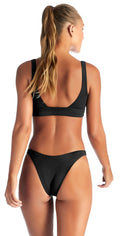 Vitamin A EcoRib High-Leg Bottom in Black 812B-ERB: