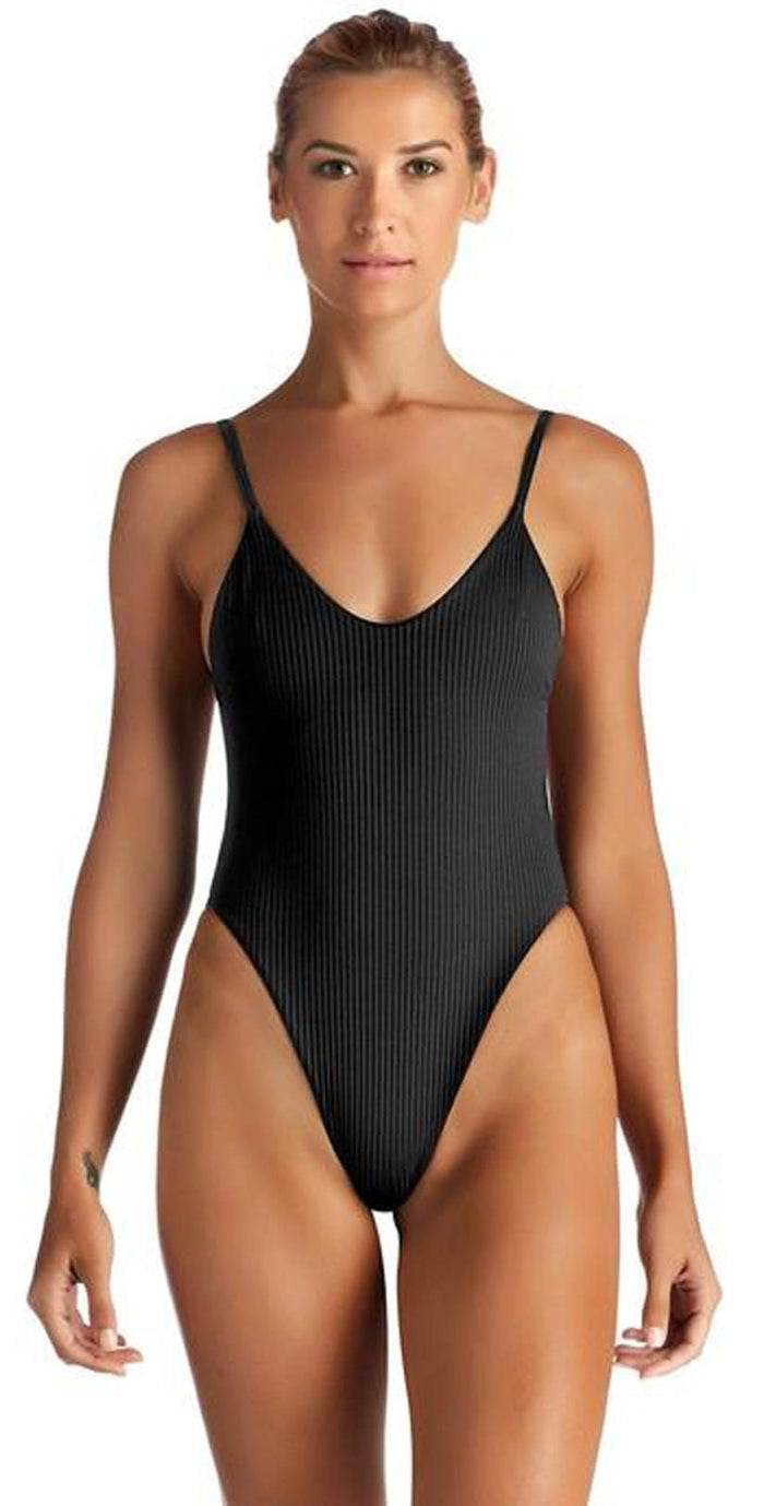 Vitamin A EcoRib Yasmeen One Piece in Black 801M ERB: