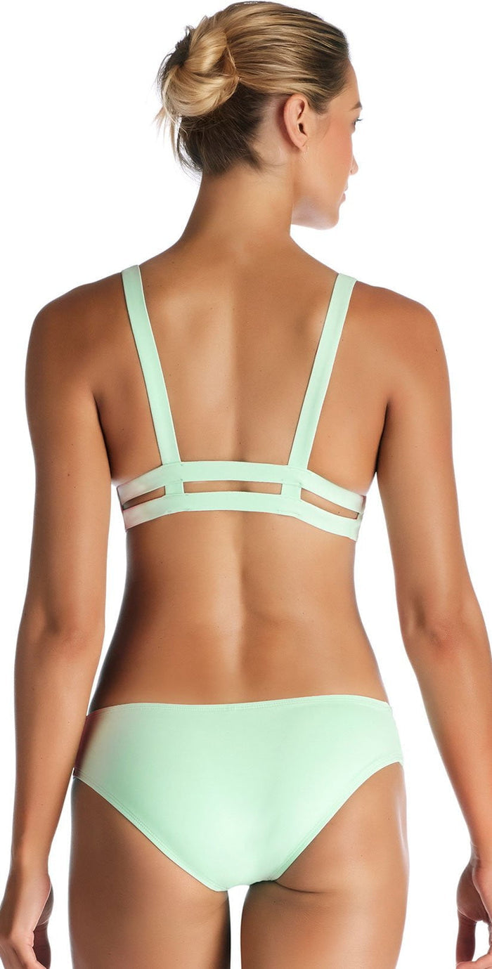 Vitamin A Emelia EcoLux Triple Strap Bottom in Glacier 717B GLE: