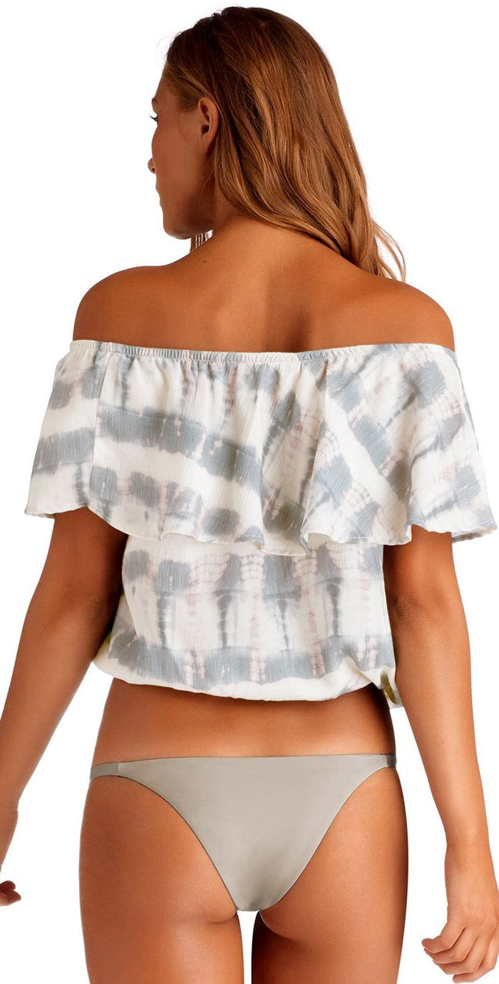 Vitamin A Fleetwood Crop Top in Cloudbreak 75TE CBB: