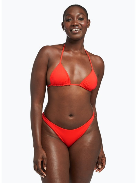 Vitamin A Gia Triangle Top In Poppy Ecolux