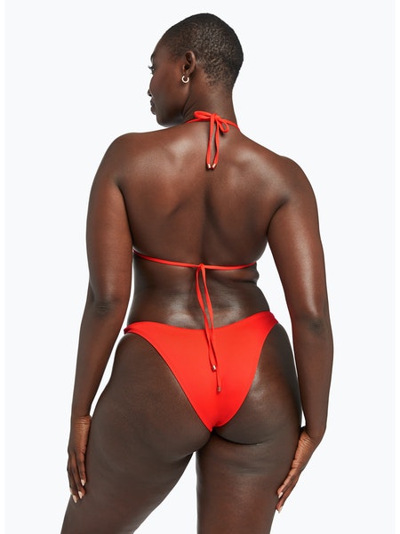Vitamin A Gia Triangle Top In Poppy Ecolux
