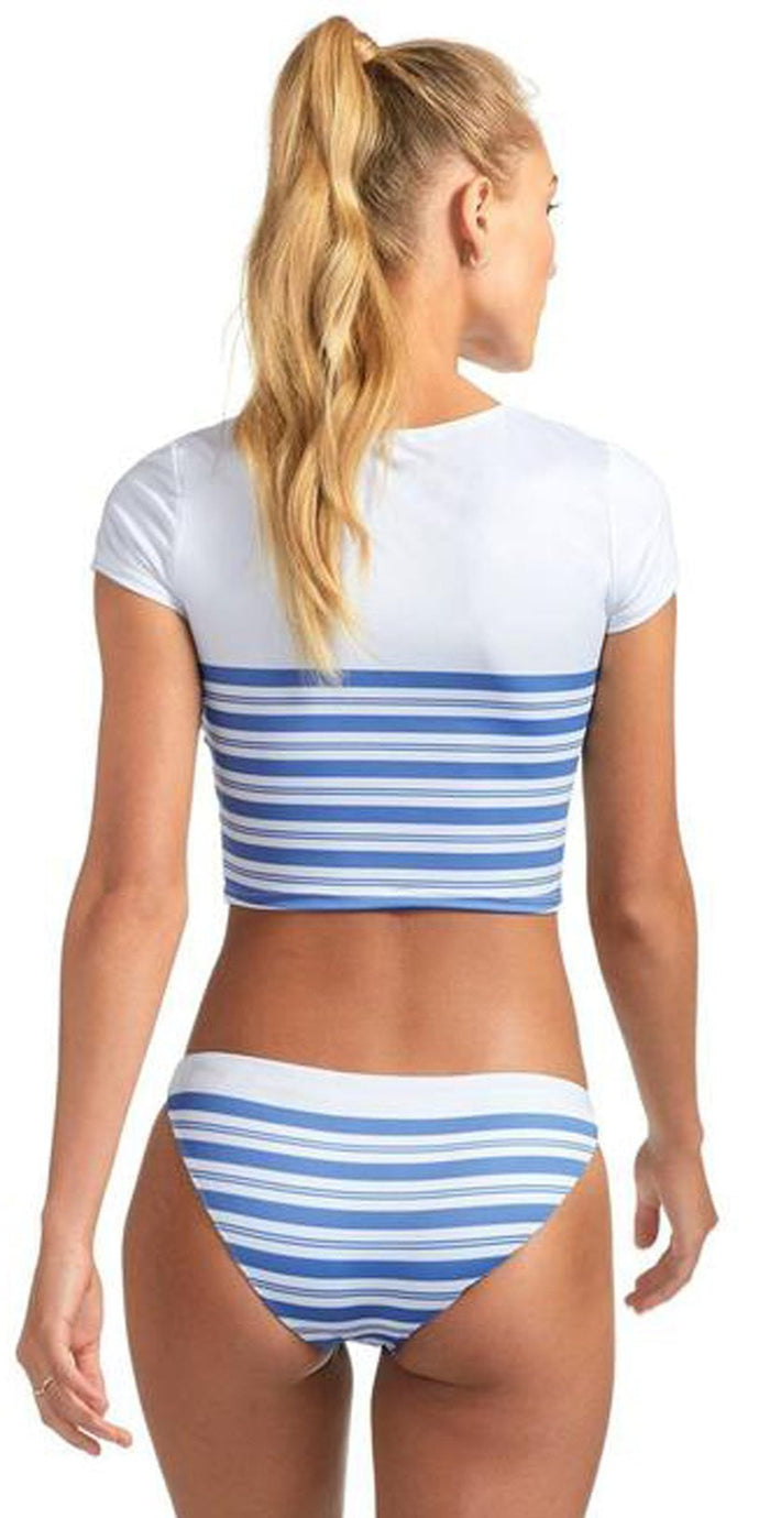 Vitamin A Luciana Full Coverage Bottom in Regatta Stripe 167BF REG: