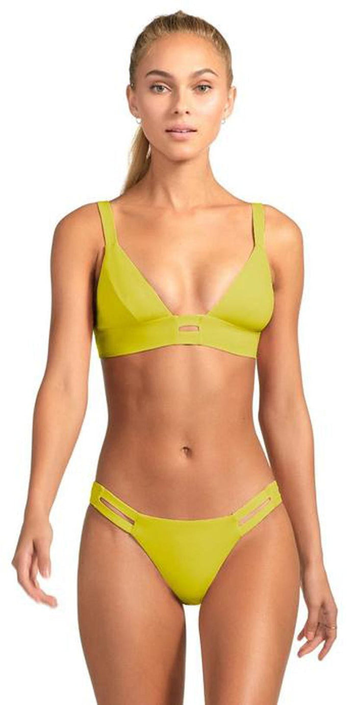 Vitamin A Neutra Bralette in Citron Refresh 40T CTR: