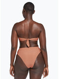 Vitamin A Sienna High Waist Bottom in Pink Sands Shimmer