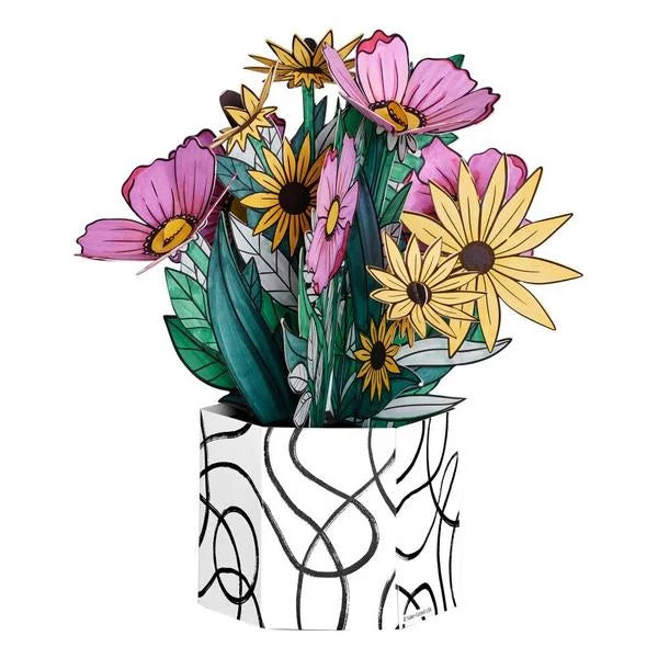 Wildflower Pop Up Coloring