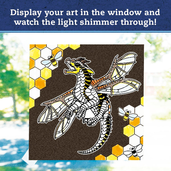 Wings of Fire Stained Glass