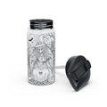 Witch Cauldron Stainless Steel Water Bottle — Spooky Halloween Gothic Design