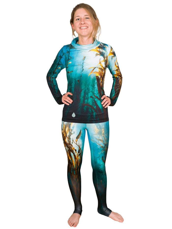 Model: Stella is a graduate student studying coral reef ecology. She is 5'9", 135 Ibs and is wearing a size S.