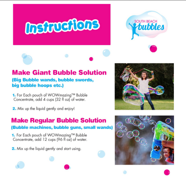 WOWmazing Bubble Concentrate Refill 3pack